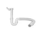 Blanco - Dřezový sifon, s přípojkou, ohebný, plast 137262