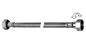 Schell Clean-Flex S - Pružné flexi-hadičky, chrom 103200699