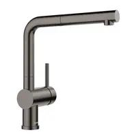 Blanco Linus S - Dřezová baterie s výsuvnou koncovkou, tmavá ocel 527733