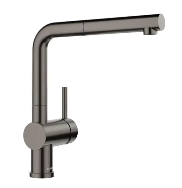 Blanco Linus S - Dřezová baterie s výsuvnou koncovkou, tmavá ocel 527733