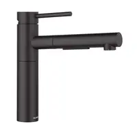 Blanco Alta II - Dřezová baterie s výsuvnou sprškou, černá 527545