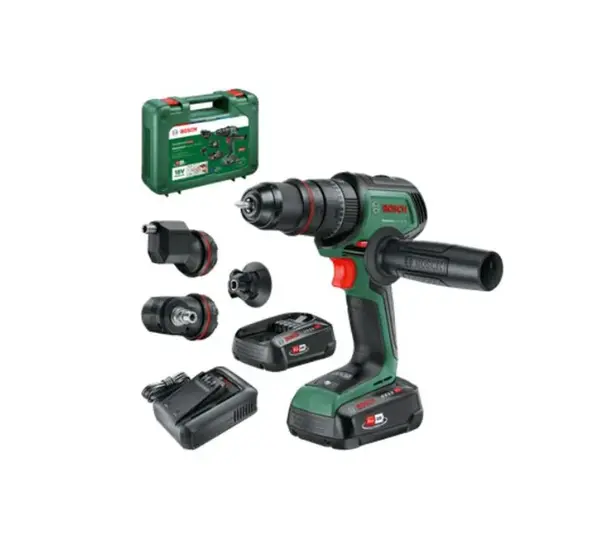Bosch Náradie - 18V AKU vŕtačka s príklepom, 2x aku 2,5 Ah PBA, nabíjačka 06039E2105