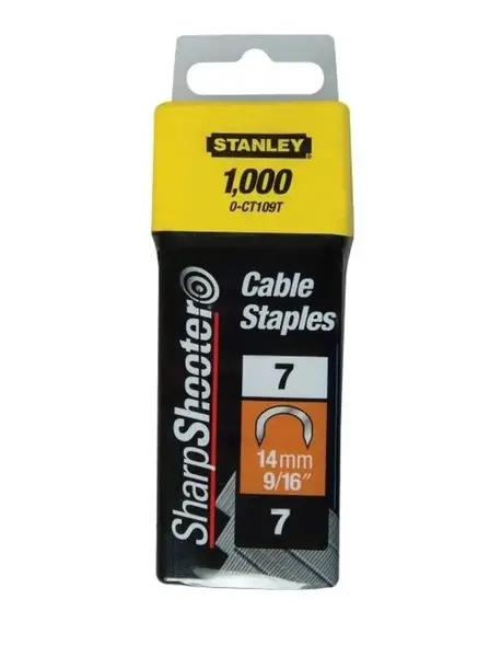 Stanley Príslušenstvo - Spony káblové, typ 7, 14 mm, 1000 ks 1-CT109T