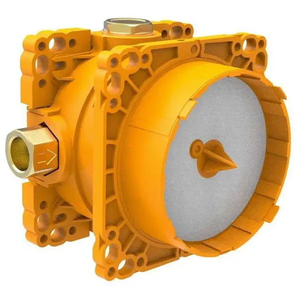 Laufen Concealed Bodies - Montážní těleso Simibox Light pro podomítkové baterie, s uzavíracím ventilem HF574037000000