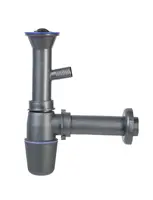 Novaservis Sifony - Sifon dřezový otvor 49 mm bez přepadu, plast NSP45