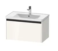 Duravit Ketho.2 - Umývadlová skrinka, 44x78x46 cm, 1 zásuvka, lesklá biela K25083022220000