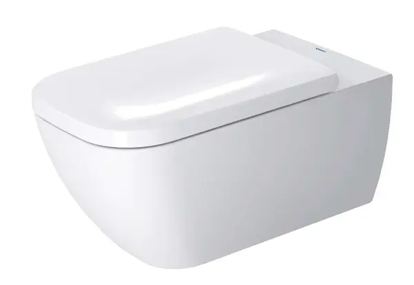 Duravit Happy D.2 - Závesné WC, Rimless, s HygieneGlaze, biela 2550092000