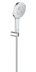 Grohe Rainshower SmartActive - Súprava sprchovej hlavice 130 9,5 l/min, 3 prúdy, držiaku a hadice, chróm 26581000