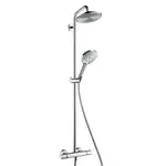 Hansgrohe Raindance S - Sprchový set Showerpipe 240 s termostatom, 3 prúdy, EcoSmart 9 l/min, chróm 27116000