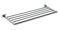 Sapho X-Round - Polička na uteráky, dĺžka 65 cm, chróm XR413