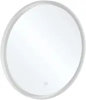 Villeroy & Boch Subway 3.0 - Zrcadlo v rámu s LED osvětlením, průměr 71 cm, dotykový senzor A4647100