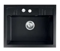 Novaservis Drezy - Granitový drez 58x48 cm, grafit DRGM1/48/58HA