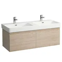 Laufen Pro S - Umyvadlová skříňka, 126x45x39 cm, 2 zásuvky, světlý dub H4835710964791