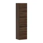 Hansgrohe Xelu Q - Vysoká skrinka 40x165x35 cm, 2 dvierka, pánty vpravo, tmavý orech/matná čierna 54142670