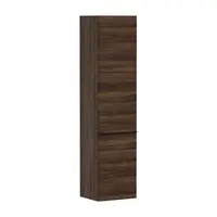 Hansgrohe Xelu Q - Vysoká skrinka 40x165x35 cm, 2 dvierka, pánty vpravo, tmavý orech/matná čierna 54142670