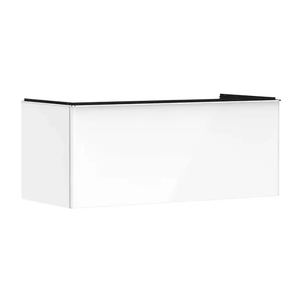 Hansgrohe Xelu Q - Umývadlová skrinka, 50x118x55 cm, 1 zásuvka, lesklá biela/chróm 54062000