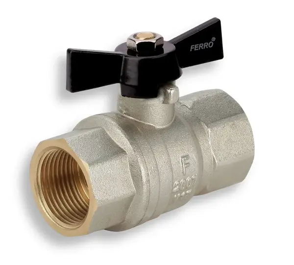 Novaservis Inštalatérsky program - Guľový kohút s motýlikom MM 1" KMH3