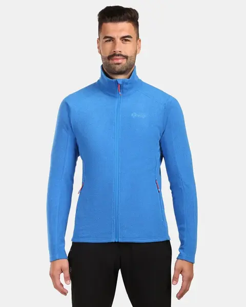 Pánská fleecová mikina kilpi glamer-m modrá s