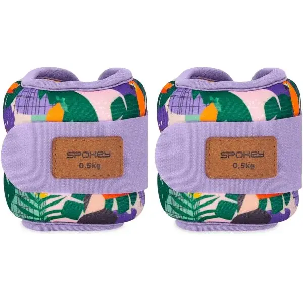 Spokey HOME JUNGLE 2 x 0,5 KG Závažie na ruky a na nohy, mix, veľkosť 0,5 KG