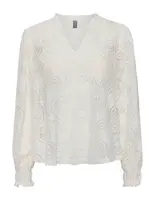 CULTURE Blúzka 'Olu'  biela