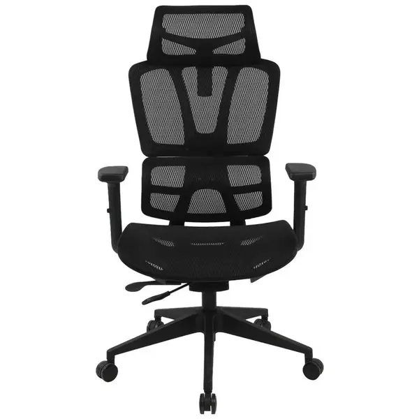 MID.YOU OTOČNÁ ŽIDLE, síťovina, černá