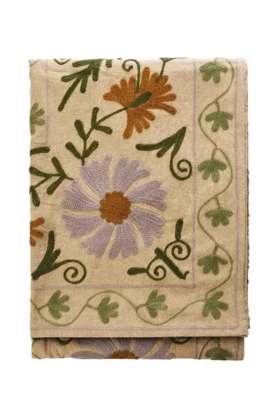 Bavlněný přehoz Madam Stoltz 130 x 180 cm