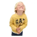 GAP V-FRCH OVERSIZED LOGO CREW Dětská mikina, žlutá, velikost 2Y