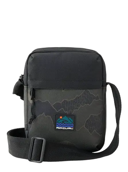 Rip curl taška No Idea Pouch Search Camo Black/Olive | Černá | Velikost One Size