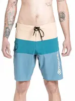 Meatfly pánské plavky Mitch Boardshorts 21" Slate Blue / Latte | Modrá | Velikost L