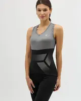 Dámské cyklistické tílko silvini escolca černá/šedá m