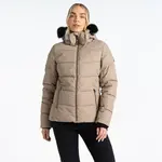 Dámská zimní bunda dare2b glamorize iv béžová 42