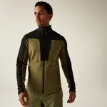 Pánská funkční mikina dare2b substratum iv černá/zelená s