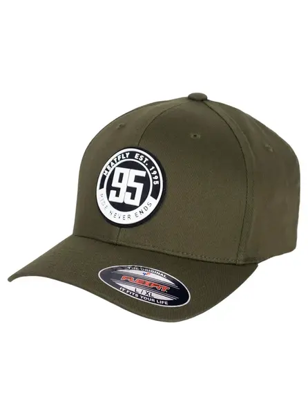 Meatfly kšiltovka Raptor Flexfit 95 Olive | Zelená | Velikost S/M
