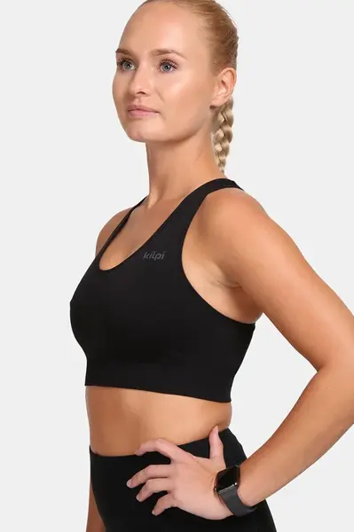 Dámská bezešvá sportovní podprsenka kilpi winie-w černá 38-40
