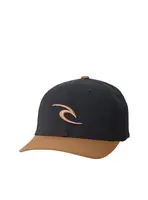 Rip curl kšiltovka Tepan 2.0 Flexfit Cap Black / Tan | Černá | Velikost One Size
