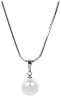 Levien Pôvabný náhrdelník Pearl White