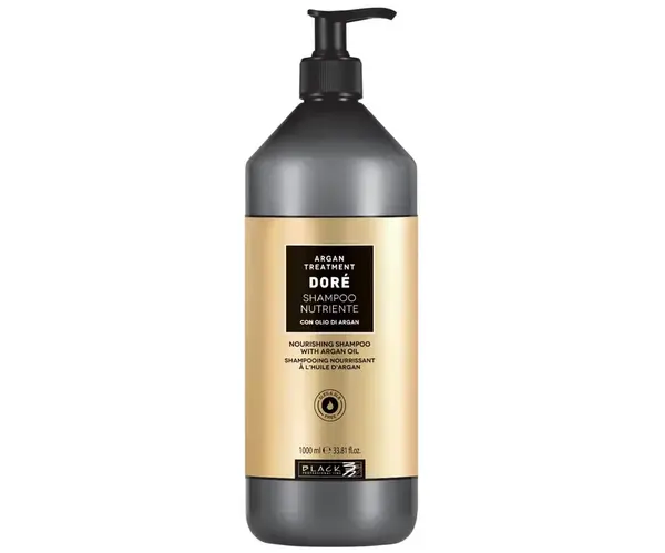 Vyživující šampon pro suché a lámavé vlasy Black Professional Doré Argan Treatment Shampoo - 1000 ml + dárek zdarma