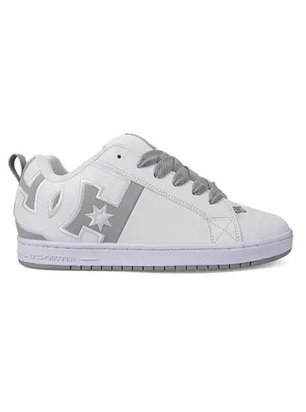 Dc shoes pánské boty Court Graffik Sq White / Grey | Šedá | Velikost 9 US