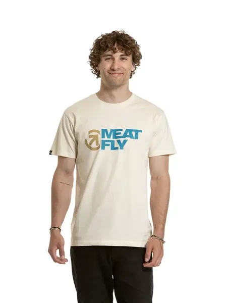 Meatfly pánské tričko Revital Blanc | Bílá | Velikost XXXL | 100% bavlna