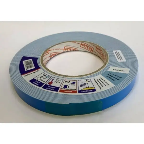 Páska pěnová univerzální oboustranná, 15 x 1 mm x 10 m