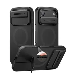 Suritch MagSafe Kickstand Camprotector obal iPhone Air, černý