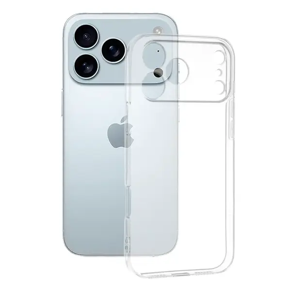Techsuit Clear Silicone, iPhone 17 Pro Max