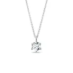 Prívesok s briliantom v bielom zlate KLENOTA
