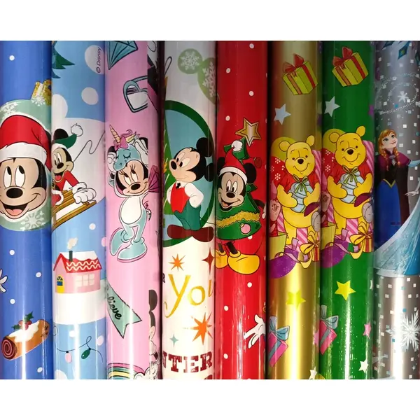 Balicí papír Sadoch Disney Natale - 2 x 0,7 m, mix motivů