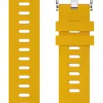 Silikonový řemínek ALIGATOR 22mm, hořčicově žlutá