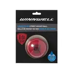 WINNWELL BALÓNEK (CARDED) Hokejbalový míček, červená, velikost