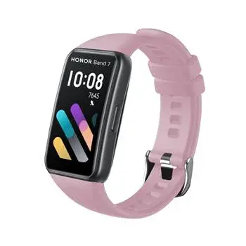 Silikonový řemínek FIXED Silicone Strap pro Honor Band 6/7, růžová