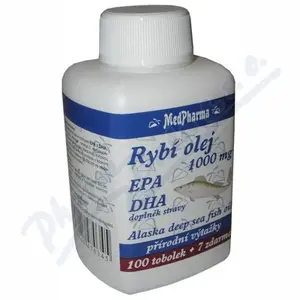 MedPharma Rybí olej 1000mg+EPA+DHA tob.107