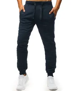 Pánské teplákové kalhoty tmavě modré Dstreet