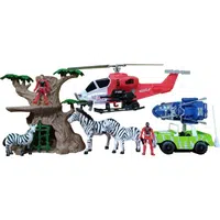Wiky Záchrana zvierat sada s helikoptérou 39 cm